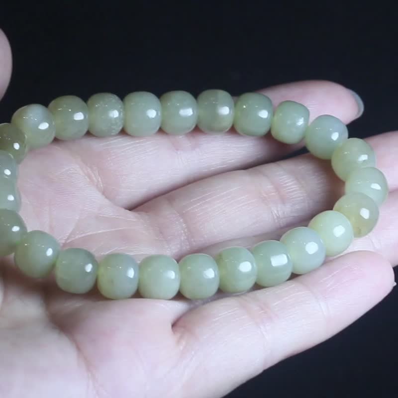 Natural Hetian Jade Bracelet/Exquisite Bracelet - สร้อยข้อมือ - หยก สีเขียว
