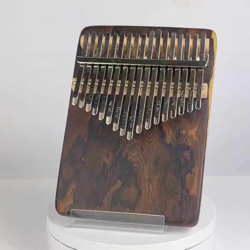 黑柿木拇指琴/ 17音單板拇指琴 /KALIMBA - 吉他/樂器 - 木頭 黑色
