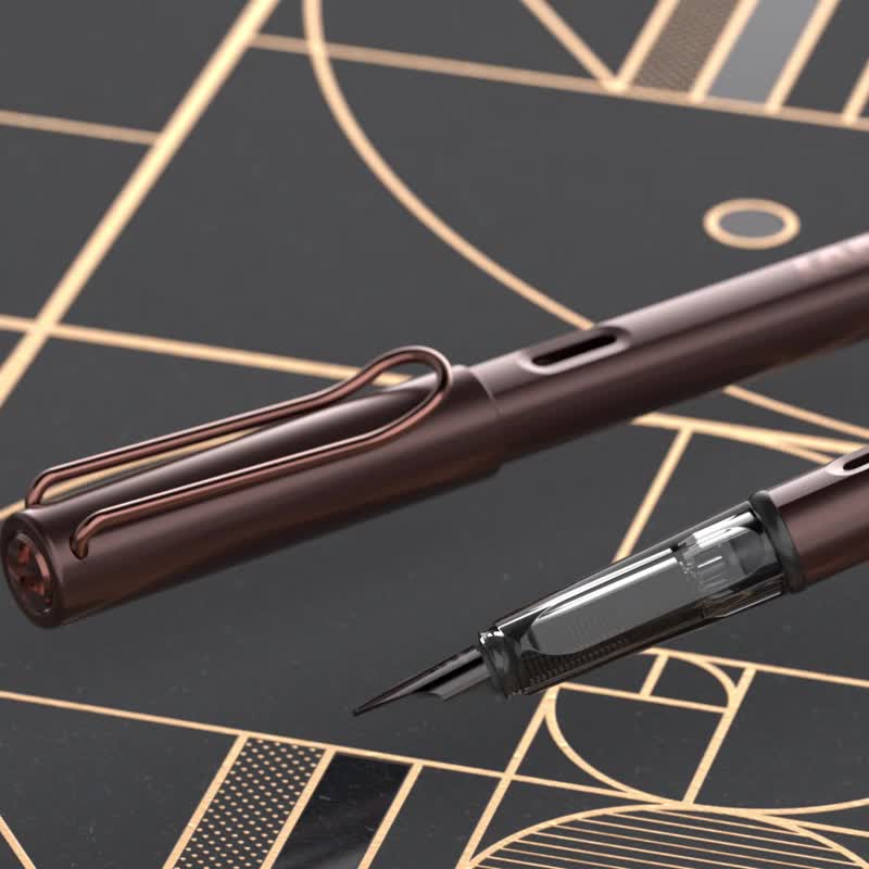 LAMY 鋼筆 / Lx 奢華系列 - 栗子棕 - 鋼筆 - 鋁合金 咖啡色