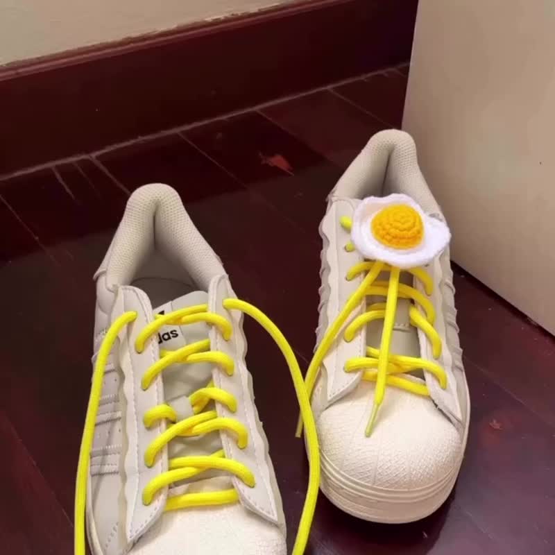 hand-crocheted breakfast set, shoelace stopper, for decoration and adjustment - 其他 - 聚酯纖維 多色
