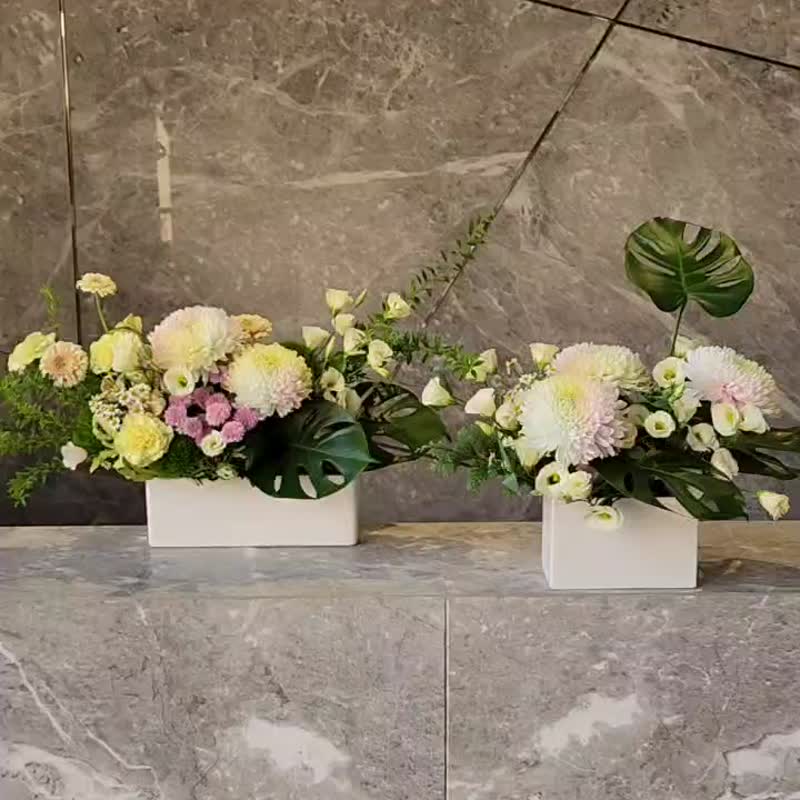 The best welcome floral arrangement for club/company/commercial space, monthly space arrangement or brand business - Dried Flowers & Bouquets - Plants & Flowers Pink