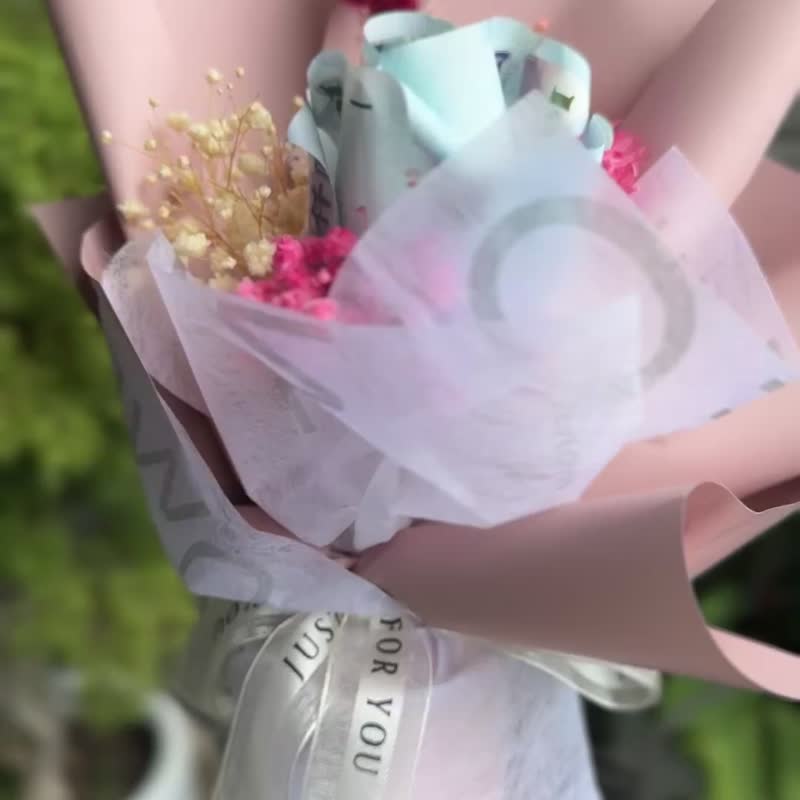 有錢花 單束 浪漫又務實的心意 - 乾燥花/永生花 - 植物．花 