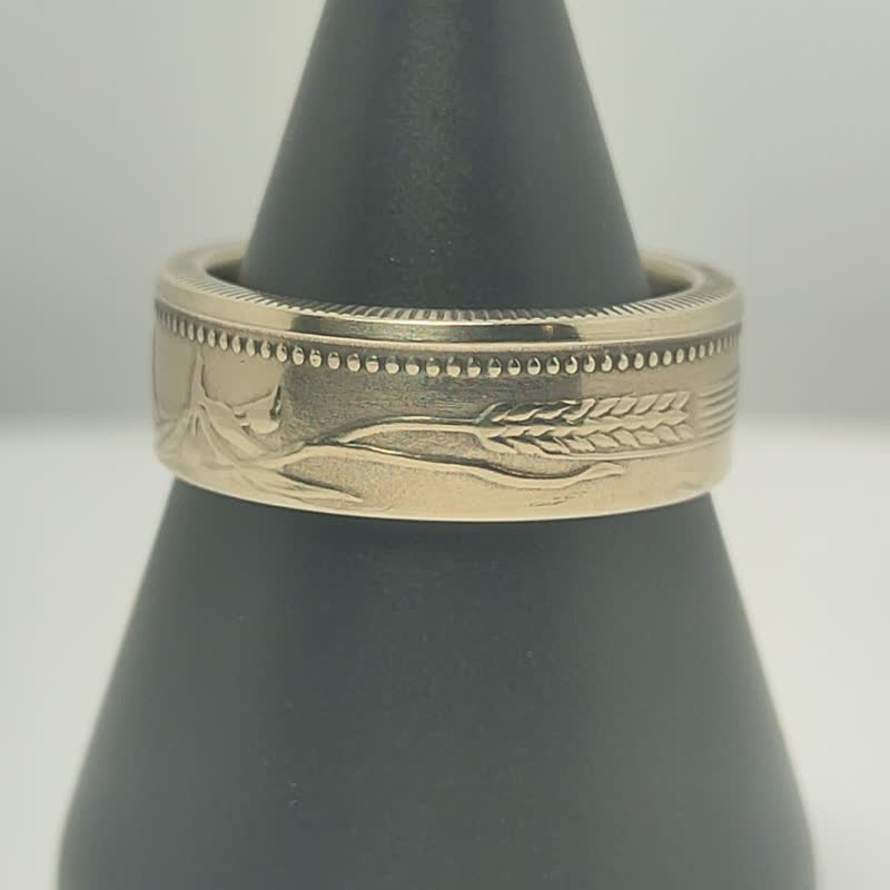 Turkey Coin Ring 1000 lire 1984-1988 coin rings for men coin rings for women - 戒指 - 其他金屬 