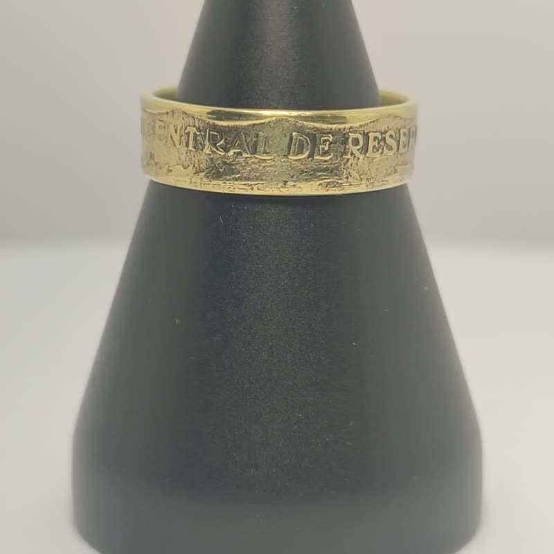 Peru Coin Rings, Peru Money Ring, Coin Ring Peru, Woman Peru Ring, Old Peru Ring - 戒指 - 其他金屬 