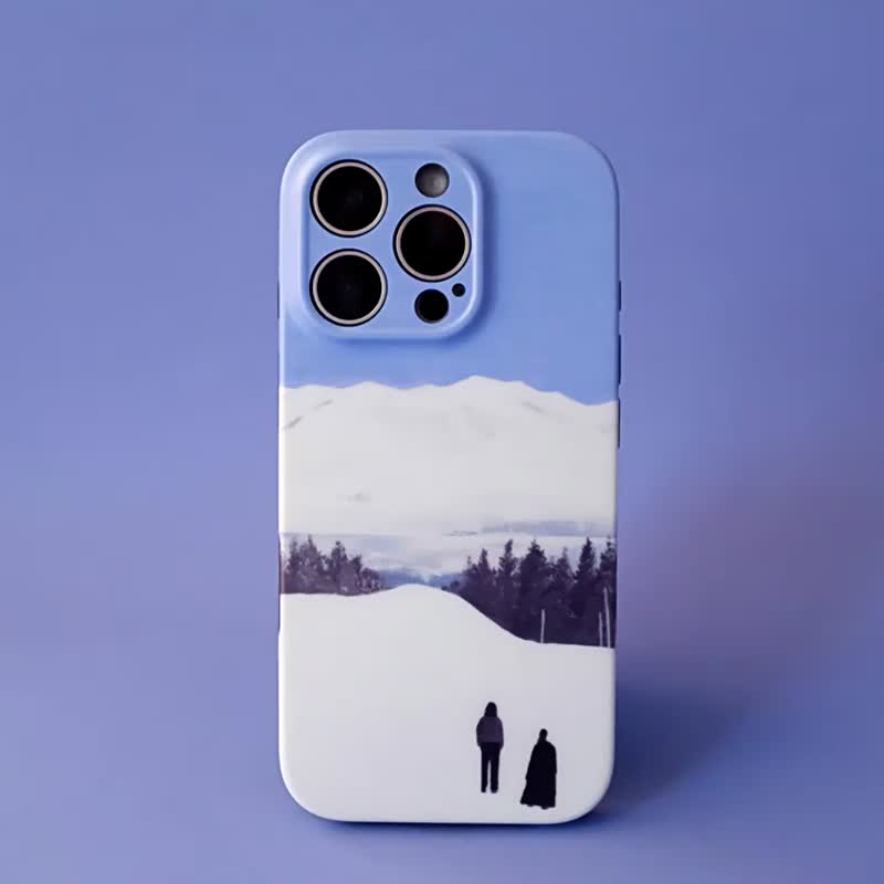 Original　Winter Walk Full-Protection iPhone Case - เคส/ซองมือถือ - ซิลิคอน หลากหลายสี