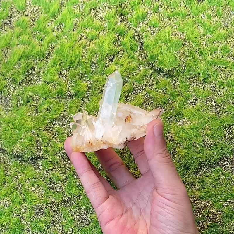 白水晶簇 白水晶能量柱 天然原礦能量 療癒 消磁手鍊 快速出貨 - 擺飾/家飾品 - 水晶 多色