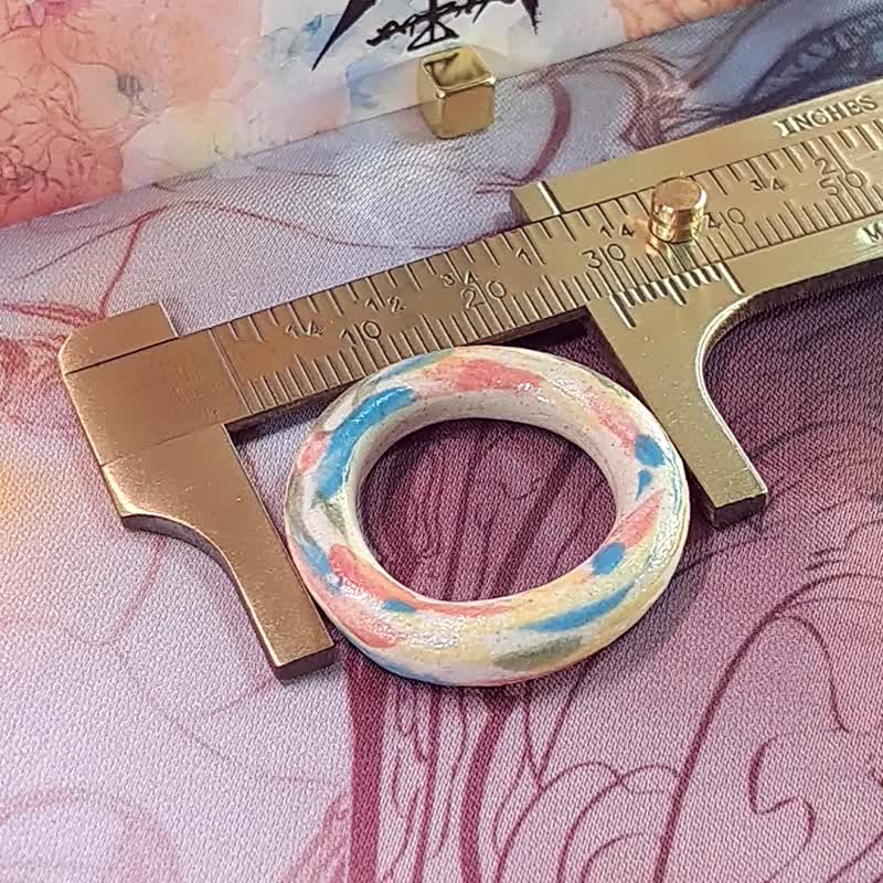 鎮魂【陶製絲巾環】No.1 - 其他 - 陶 多色