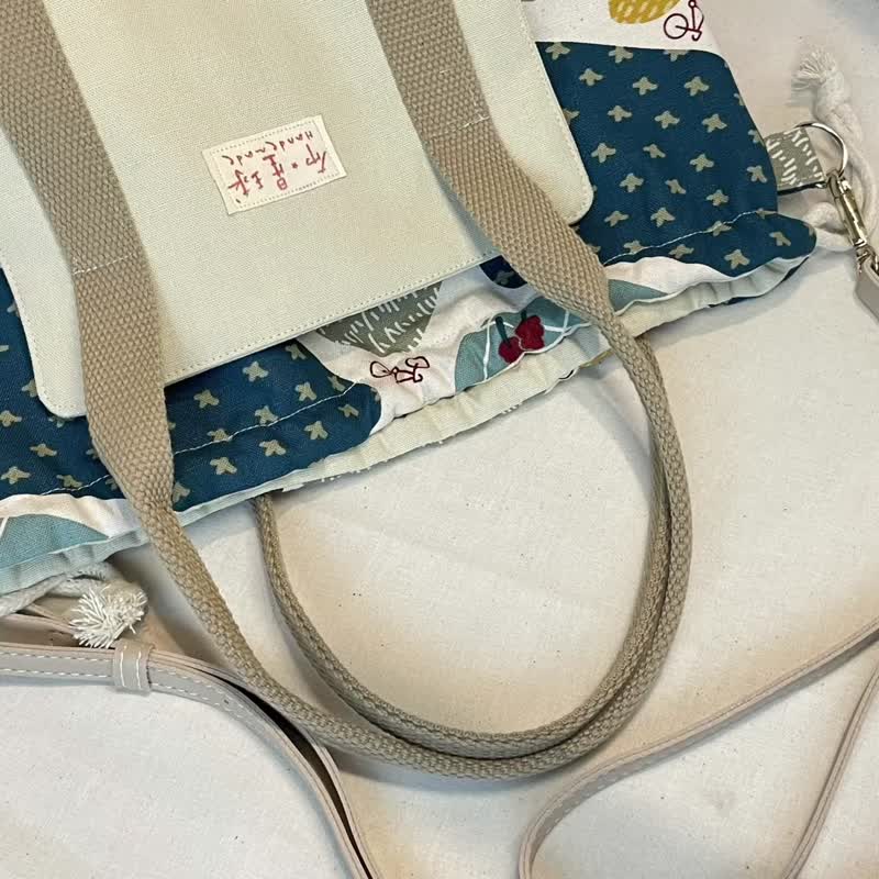 Large capacity drawstring bag - Drawstring Bags - Cotton & Hemp Khaki