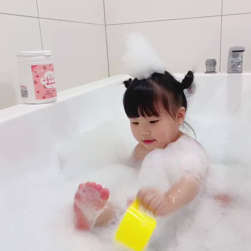 Mianmianyunduo Bubble Children's Bath Agent - Bubble Bath Children's Bath - South Korea MISSPLUS Plant Extract - ครีมอาบน้ำ - สารสกัดไม้ก๊อก ขาว