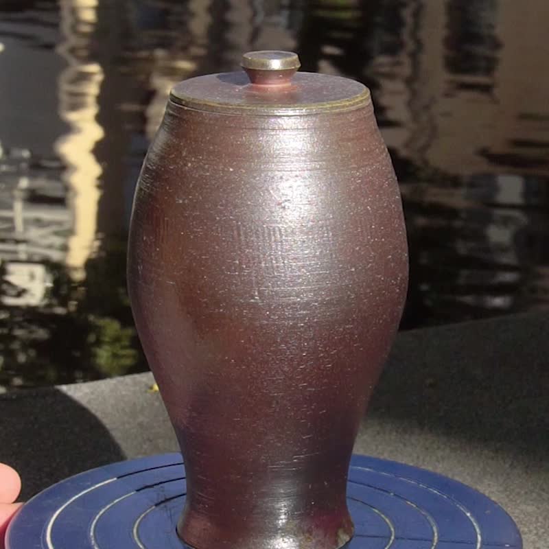 柴燒茶倉 | 茶罐 - 茶壺/茶杯/茶具 - 陶 咖啡色