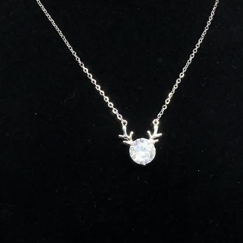 The first choice for Mother’s Day gifts is the Moissanite 925 sterling silver pendant necklace-Yilu has you - สร้อยคอ - เครื่องเพชรพลอย สีใส