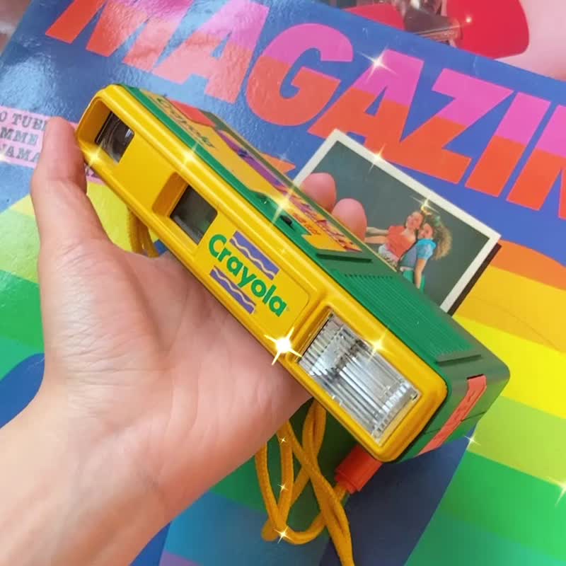 Crayola 110 Film Camera Reusable | Birthday Gift - Cameras - Plastic Multicolor