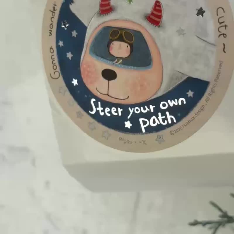 一起來貼貼/行李箱貼紙/裝飾貼紙/提醒自己該旅行了/Dollyx大寬 - 貼紙 - 紙 白色