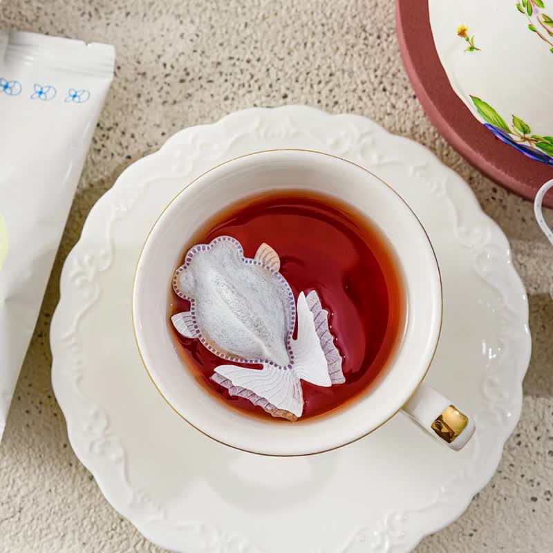 Royal British black tea series – butterfly goldfish tea bag (4 bags/ box) - ชา - พืช/ดอกไม้ 