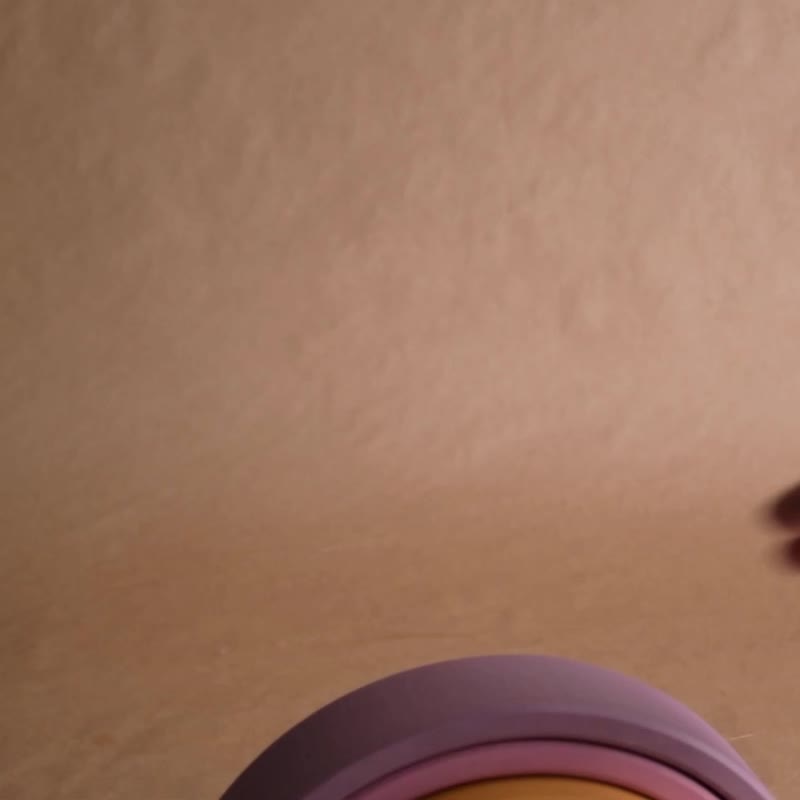 パステル木製レインボーパーソナライズスタッキングおもちゃモンテッソーリ子供部屋の装飾 - 知育玩具・ぬいぐるみ - 木製 ピンク