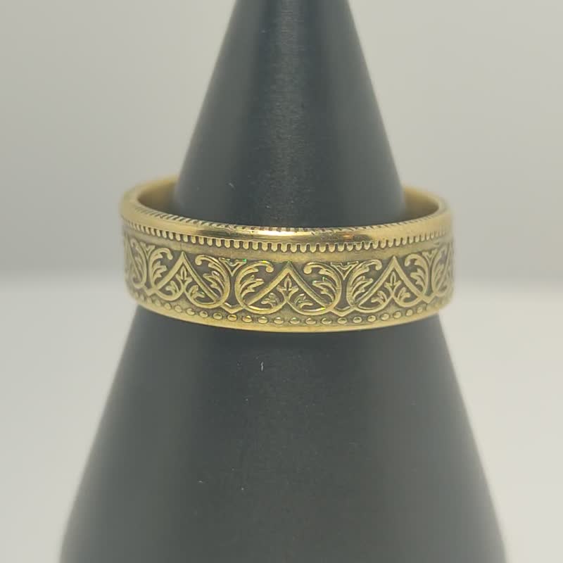 India Coin Ring 10 rupees 1875 (Replica), Ring For Man Indian, Indian Ring - 戒指 - 其他金屬 
