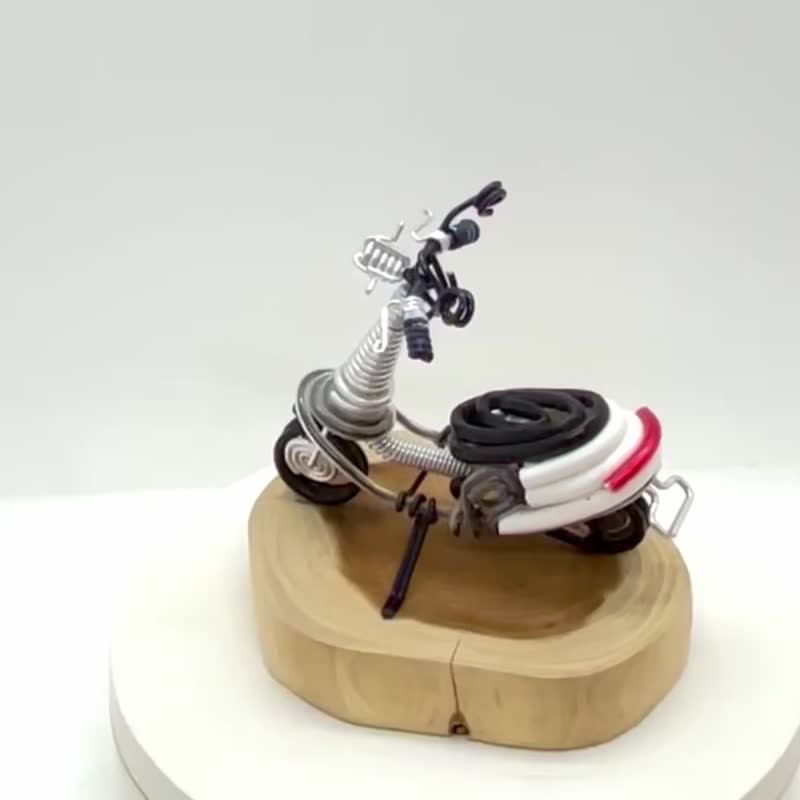 Wire lover 臺灣手作鋁線職人 鋁線摩托車 機車 Gogoro Viva - 擺飾/家飾品 - 鋁合金 多色