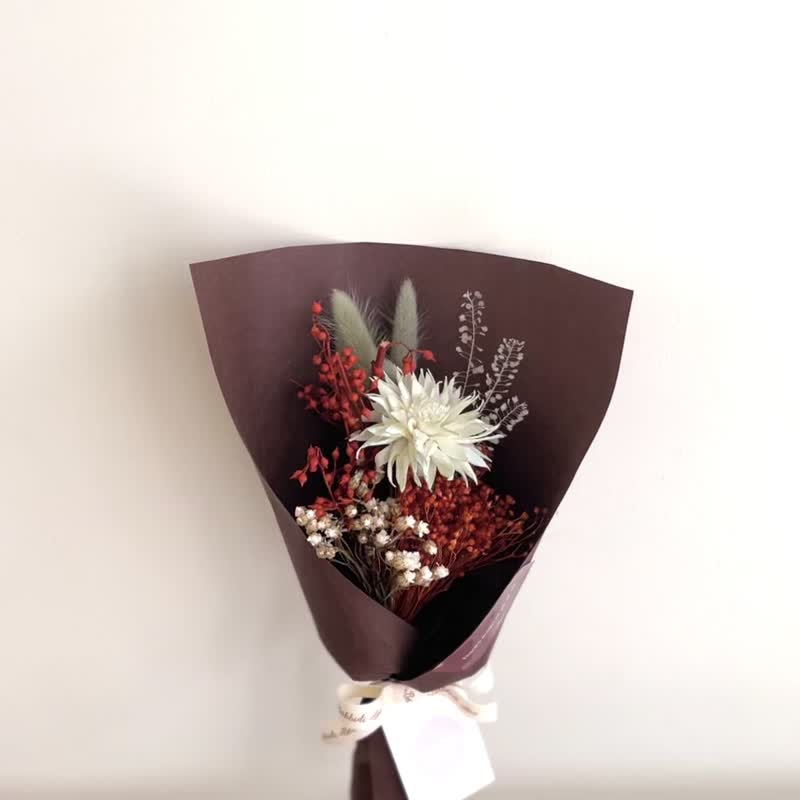 【獨家 開運乾燥花花束】• 情人節花束/生日花束/乾燥花花束 - 乾燥花/永生花 - 植物．花 咖啡色