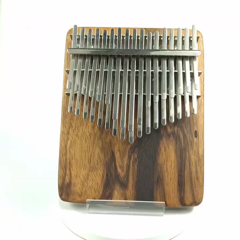 巴新胡桃拇指琴/34音拇指琴/KALIMBA - 吉他/樂器 - 木頭 咖啡色