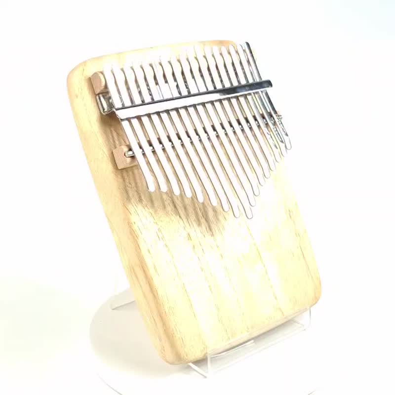 梧桐木拇指琴/17音拇指琴/KALIMBA - 吉他/樂器 - 木頭 卡其色