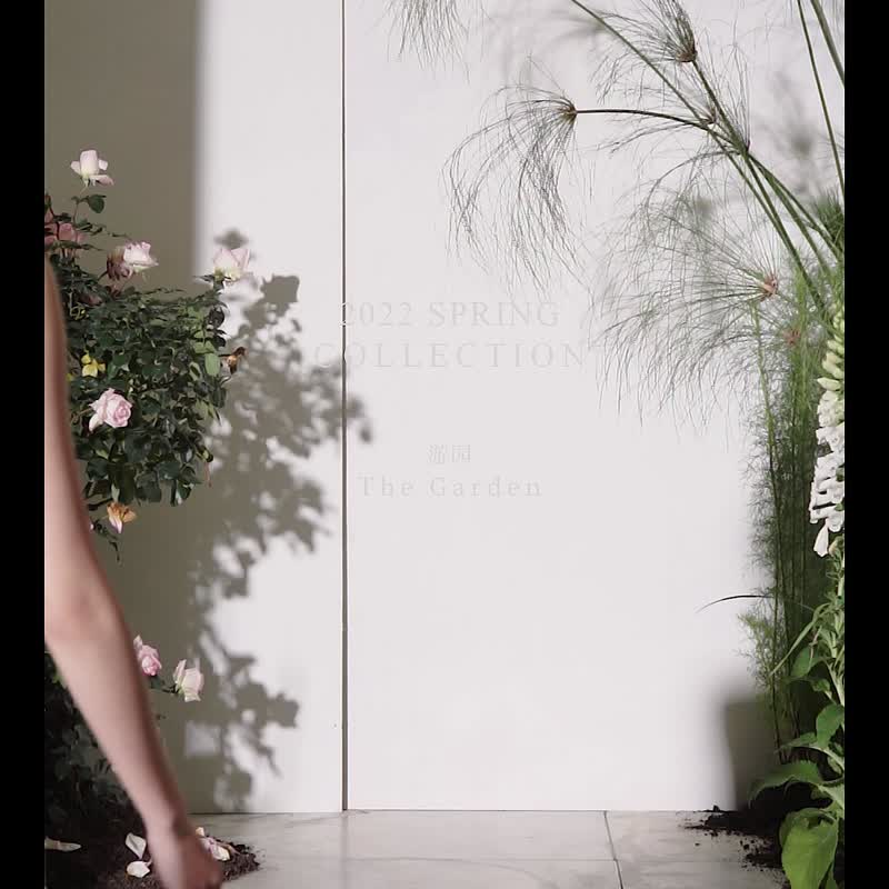 RIMLESS無邊 復古暗紋提花肌理感連衣裙早春原創小眾設計感吊帶裙 - 洋裝/連身裙 - 其他材質 