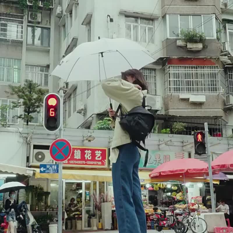 紫薯色 4色 親子款輕便防潑水後背包 旅行戶外包 兒童雙肩包 11吋 - 側背包/斜背包 - 尼龍 紫色
