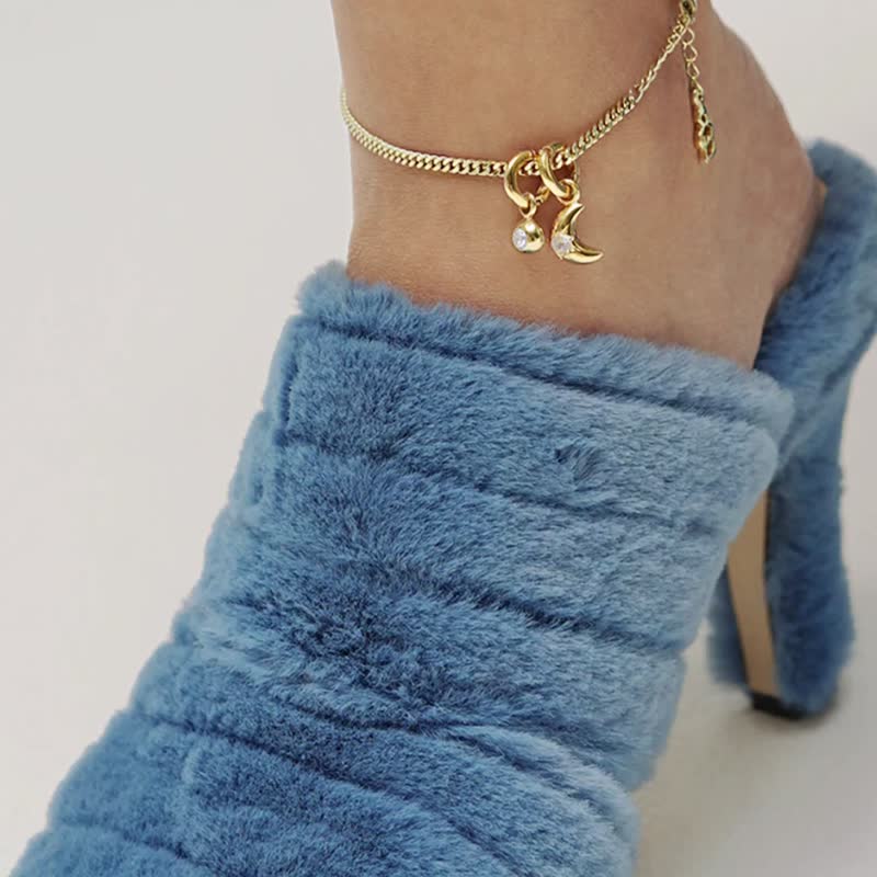 Heritage of Charms : Anklet SET - 手鍊/手環 - 純銀 金色