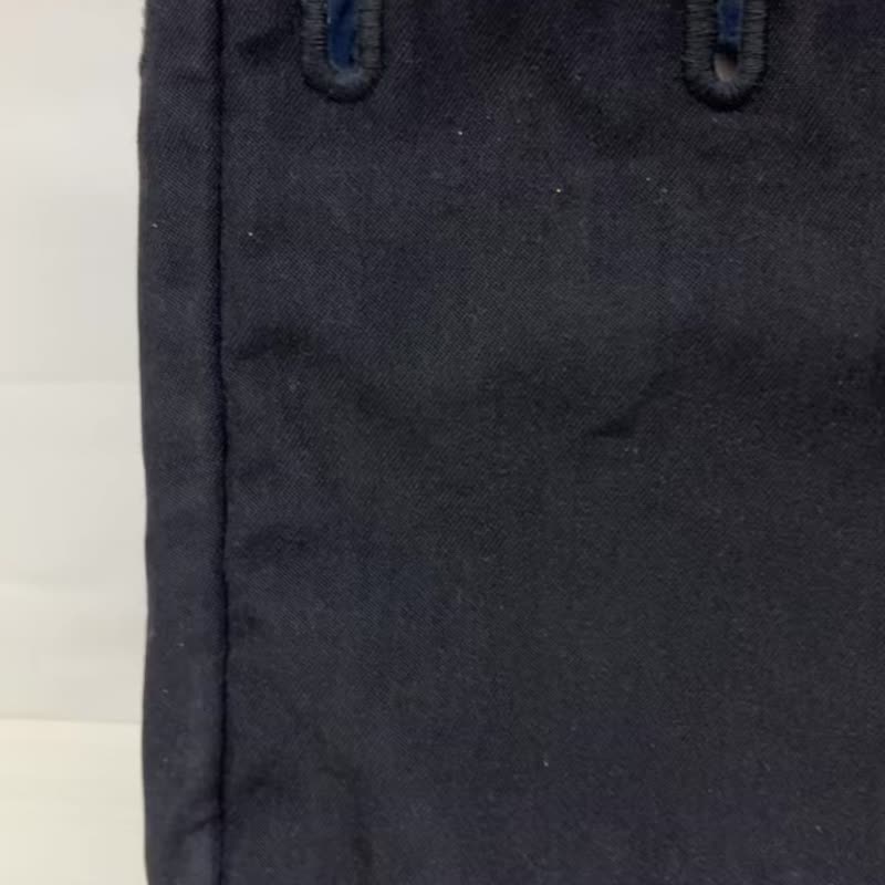 本物 HERMES エルメス エールバッグTPM ショルダーバッグ トワルオフィシェ レザー キャンバス  ネイビー ブラック 中古 - 側背包/斜背包 - 其他材質 