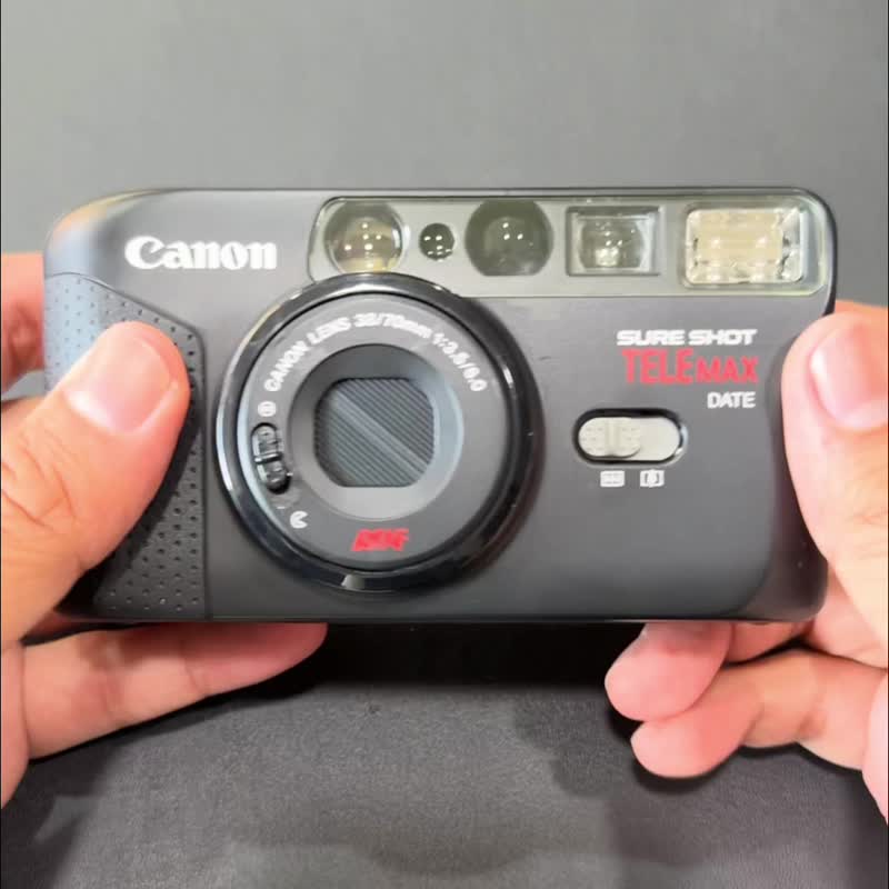 135 film Canon Sure Shot Telemax film camera film 85% new - กล้อง - พลาสติก สีดำ