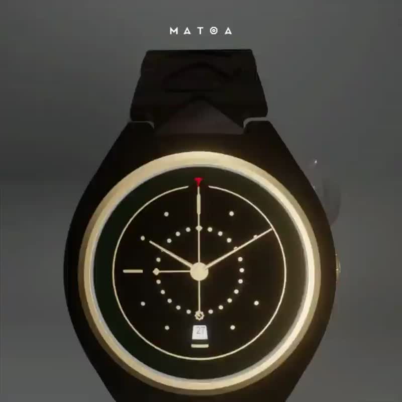MATOA - SINGO 印尼手工黑檀木 木製手錶 情侶對錶 生日禮物 - 男錶/中性錶 - 木頭 黑色