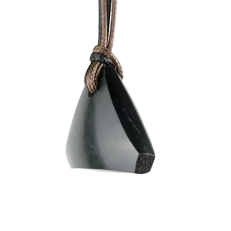 Shungite Necklaces Illuminati - 項鍊 - 石頭 黑色
