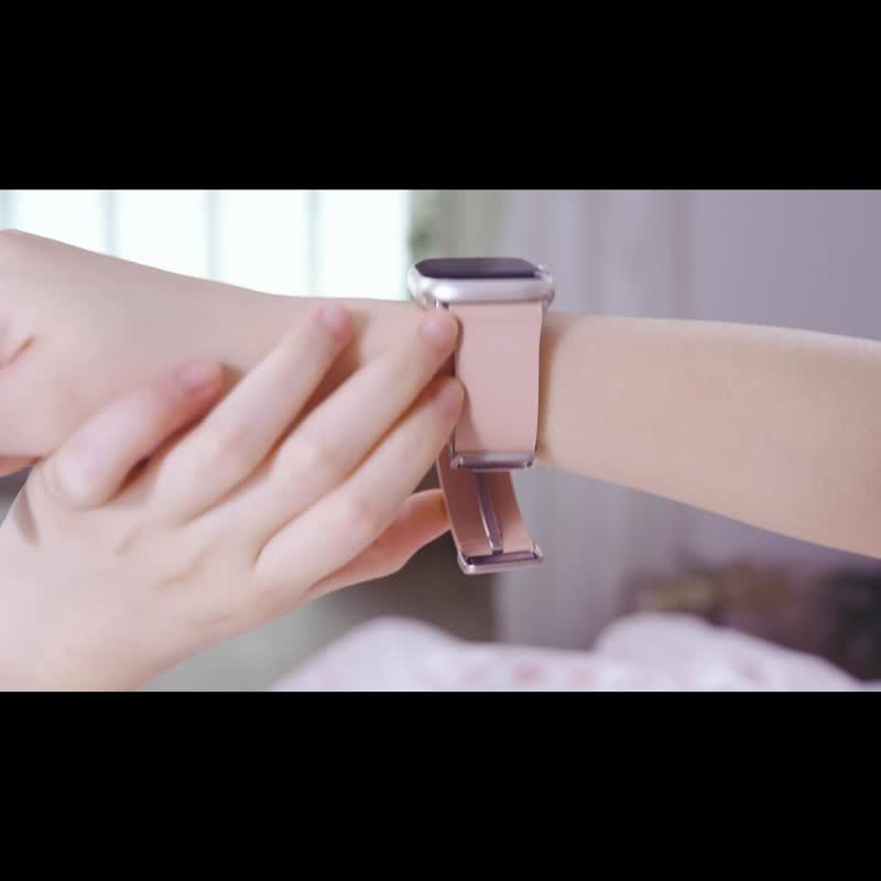 【悠遊卡官方認證】Apple Watch 皮革悠遊卡錶帶_超耐用軟版晶片 - 科技小物 - 真皮 白色