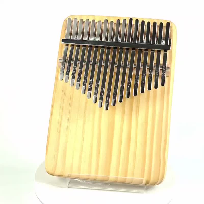 栓木拇指琴/17音拇指琴/KALIMBA - 吉他/樂器 - 木頭 金色