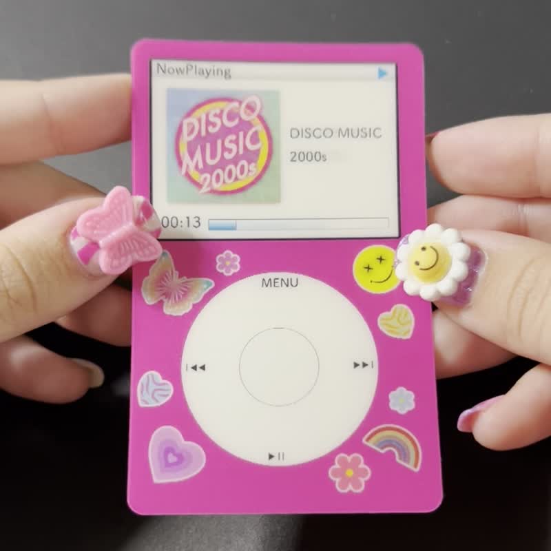 The three changing sticker - Stickers - Plastic Pink