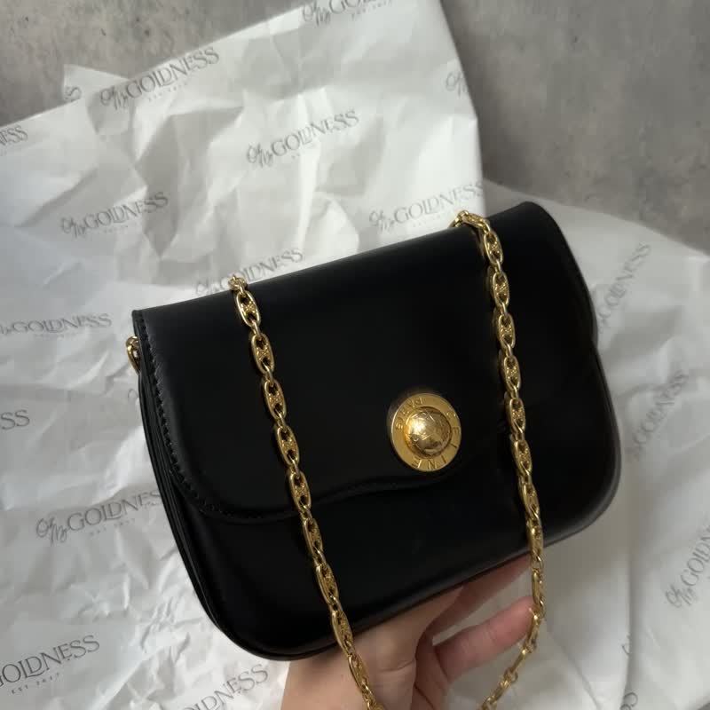 中古包 CELINE 賽琳 星球系列 凱旋門鏈條包 - 手提包/手提袋 - 真皮 黑色
