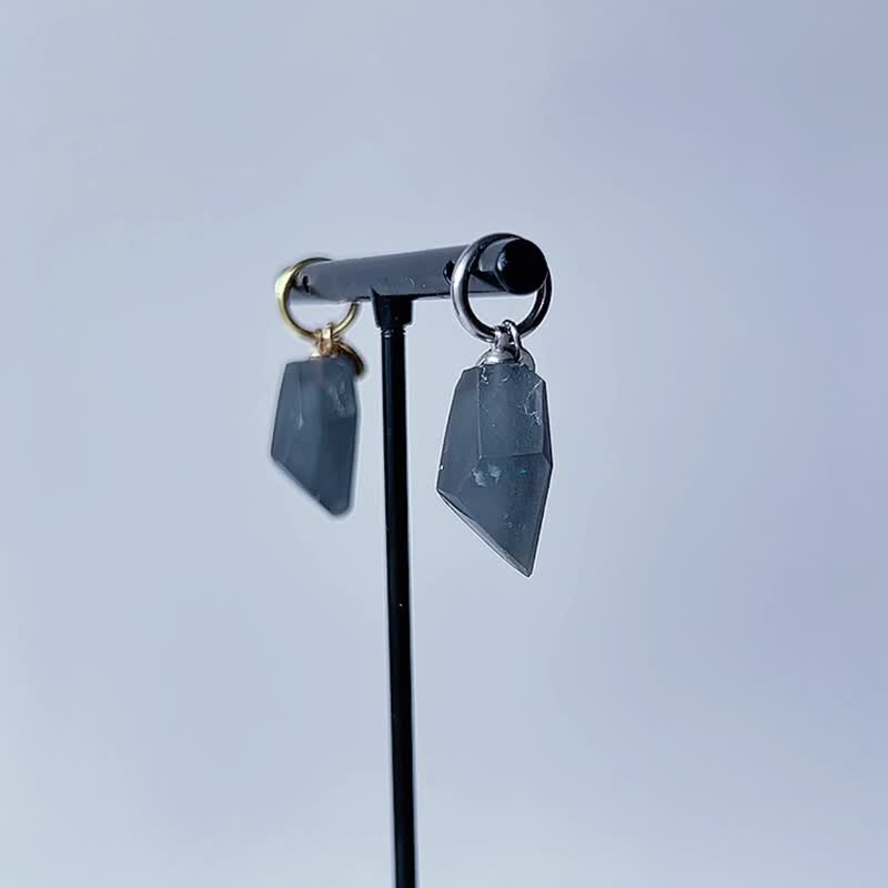 Frames Interchangeable Charm / Fragment / Interchangeable / Alice in Wonderland_frost bluegra - Charms - Resin Blue