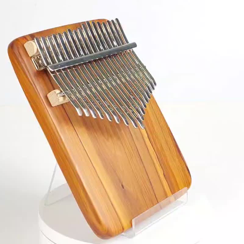 Yew Thumb Piano/17-Tone Thumb Piano/KALIMBA - Guitars & Music Instruments - Wood Gold