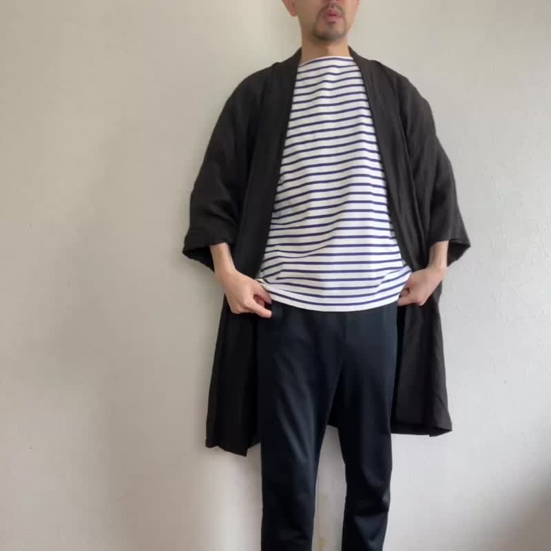 羽織 メンズ アンティーク着物 ジャパンヴィンテージ 昭和 リメイク素材 日本画 縁起物 - 男夾克/外套 - 其他材質 多色