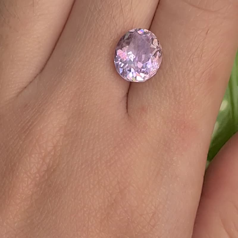 用於 DIY 珠寶的天然紫鋰輝石尺寸 8×10 毫米 - 金工/飾品 - 寶石 粉紅色