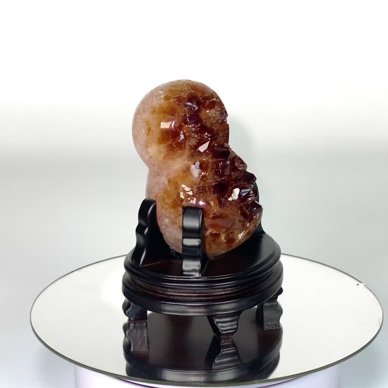 巴西黃晶花生 040362 - 擺飾/家飾品 - 水晶 黃色