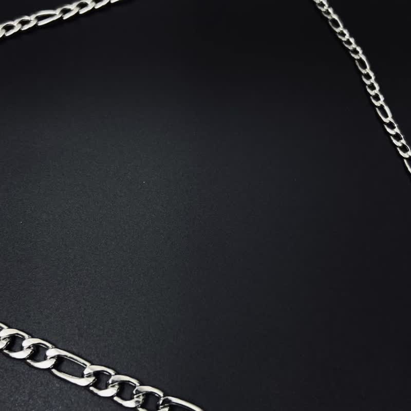 【Custom】Starry Friends Double Chain Bracelet _ Exclusive Design Charms / Surgical Steel - สร้อยข้อมือ - สแตนเลส สีเงิน