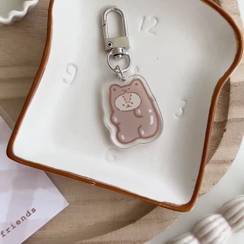 Soft Acrylic Charm II/Key Ring/Five Patterns - ที่ห้อยกุญแจ - อะคริลิค หลากหลายสี