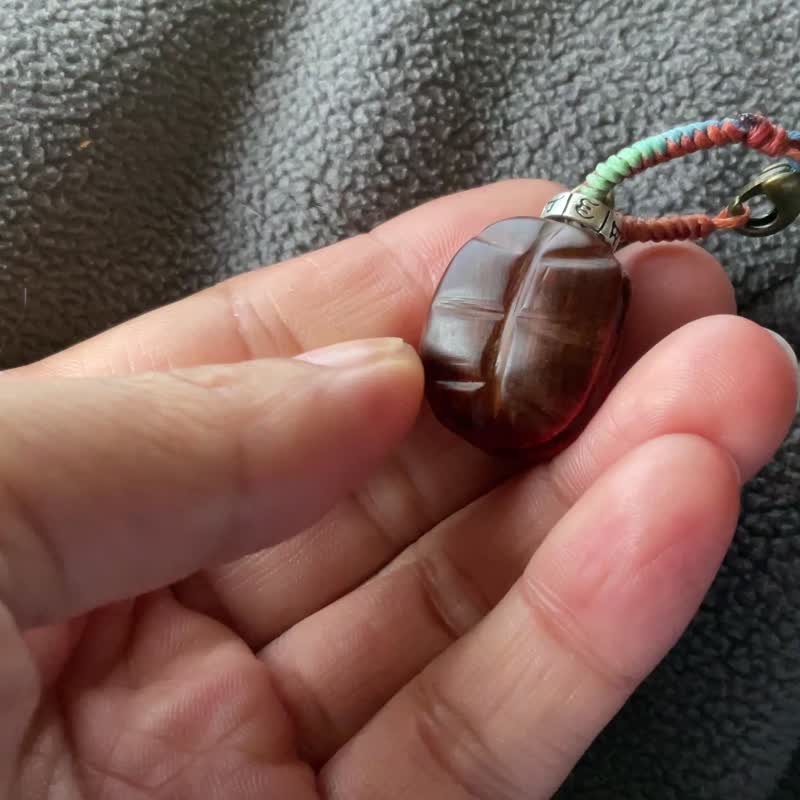 黃檜小龜甲 晶脂料 扣飾 - 吊飾/掛飾 - 木頭 多色