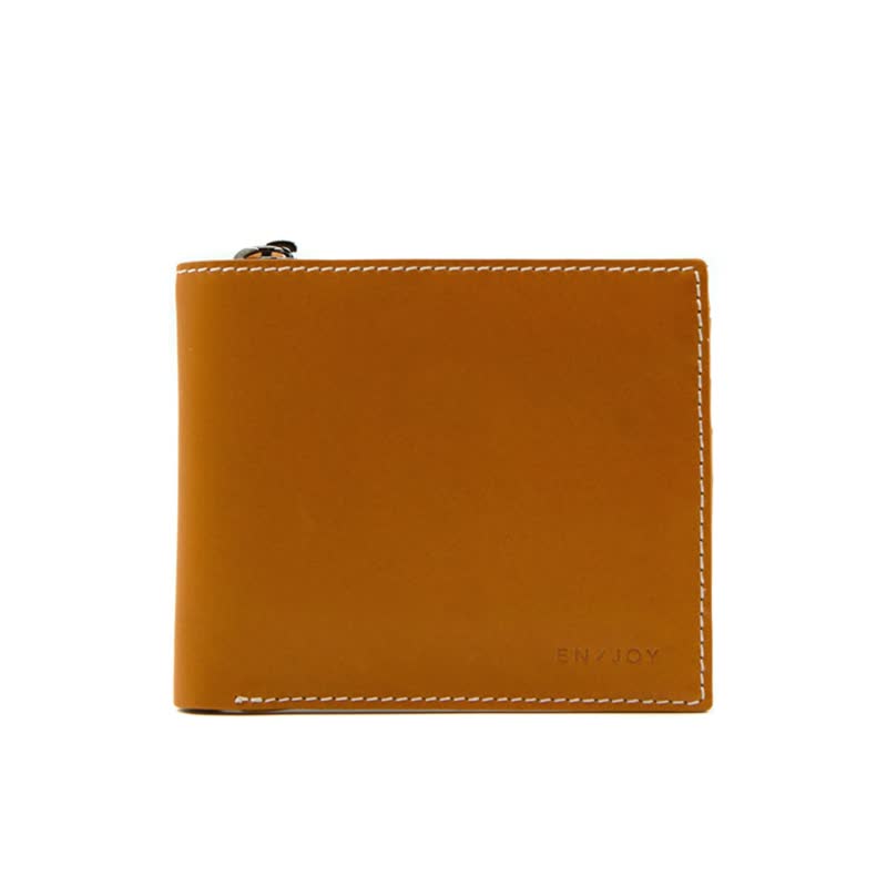 Kobe Bifold Cow Leather Wallet - กระเป๋าสตางค์ - หนังแท้ สีดำ