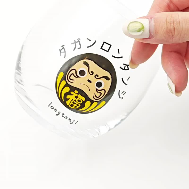 隆探吉 福神 造型玻璃杯 對杯 酒杯 - 玻璃杯 - 玻璃 
