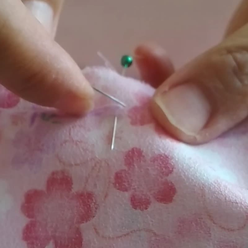 手工縫製 羽織 和服 復古 可愛 櫻花 女士 日式和風 - 女大衣/外套 - 棉．麻 粉紅色
