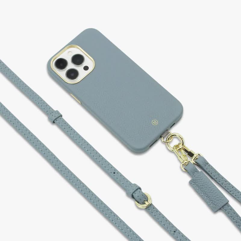 Genuine Leather Phone Cases Khaki - Customized Gift Genuine Leather Detachable Phone Strap with Drop-proof Phone Strap