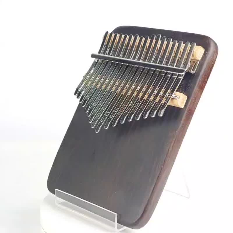 East African black rosewood thumb piano/17 tone thumb piano/KALIMBA - กีตาร์เครื่องดนตรี - ไม้ สีนำ้ตาล