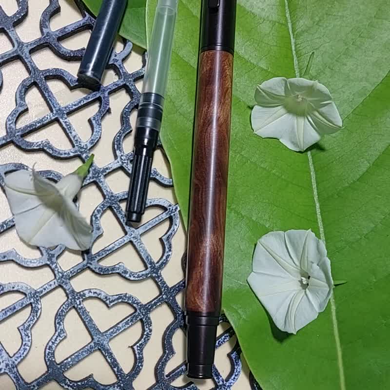 台灣肖楠鋼珠筆組 - 鋼珠筆 - 木頭 咖啡色