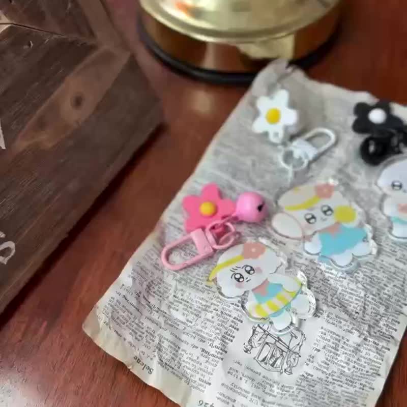 馬爾濟斯肉肉 壓克力鑰匙圈 吊飾 - 鑰匙圈/鑰匙包 - 塑膠 
